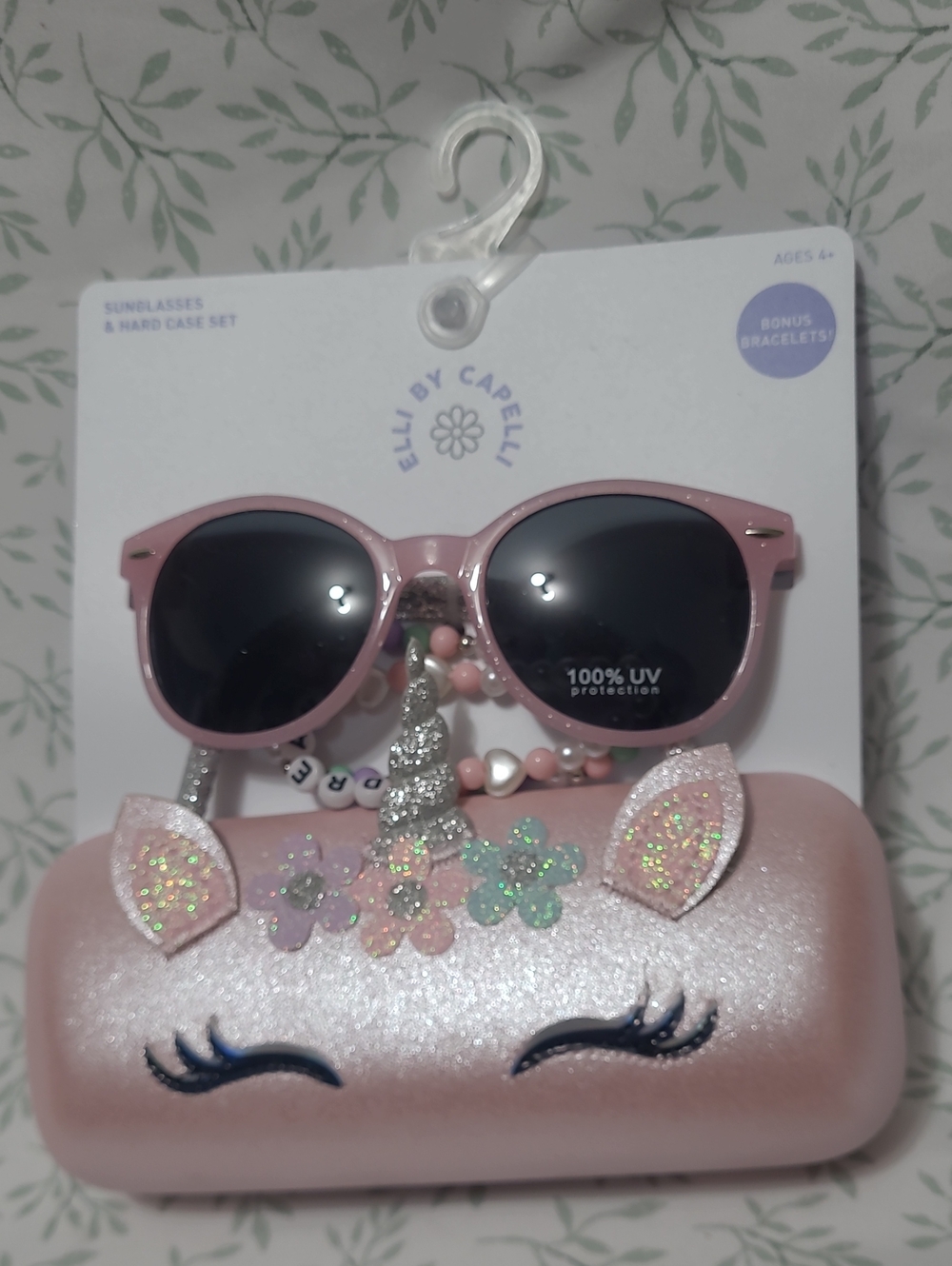Capelli of New York Pink Kids Sunglasses with Unicorn Case